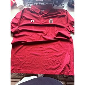 Under Armour Heat Gear University Of South Carolina Gamecocks Polo Shirt 2XLT
